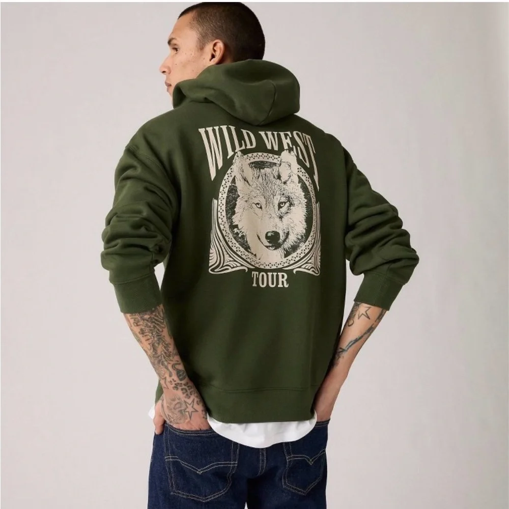 Levi's® Men's Relaxed Fit Pullover Hoodie Sweatshirt -‎ Wild West Duffel XL